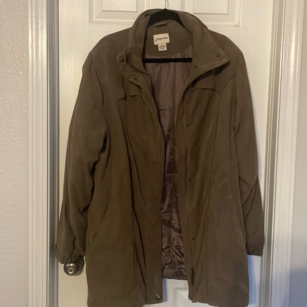 Women’s 1X Taupe St. John’s Bay Winter Coat